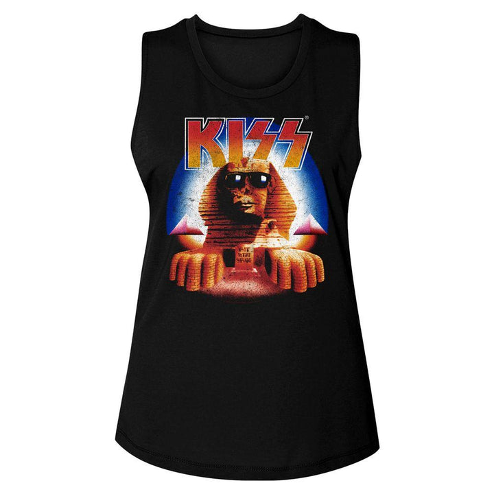 KISS H.I.T.S. Sphinx Womens Muscle Tank Top - HYPER iCONiC