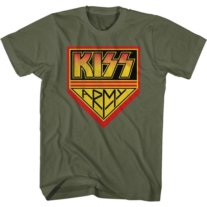 KISS KISSarmygreen T-Shirt - HYPER iCONiC