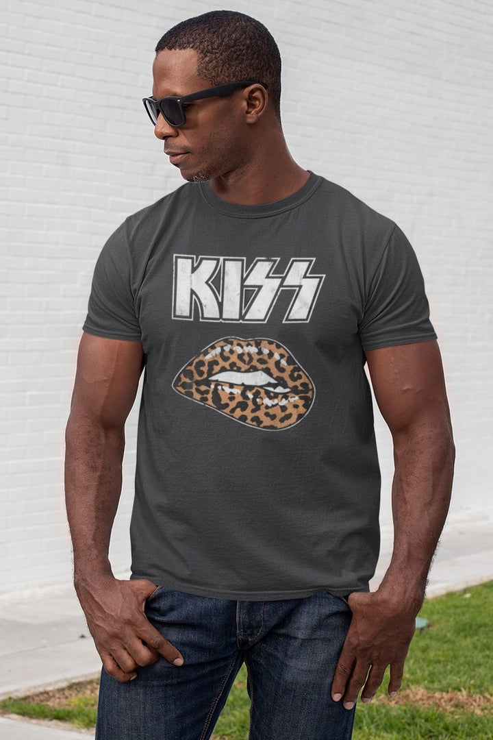 KISS Leopard Lip T-Shirt - HYPER iCONiC