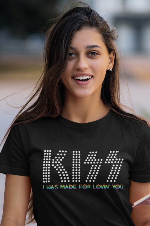 KISS Lovin You Rainbow Boyfriend Tee - HYPER iCONiC