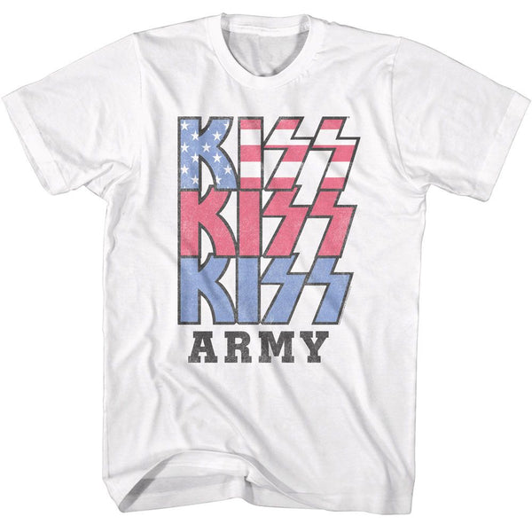 KISS - Patriotic Logo T-Shirt - HYPER iCONiC.