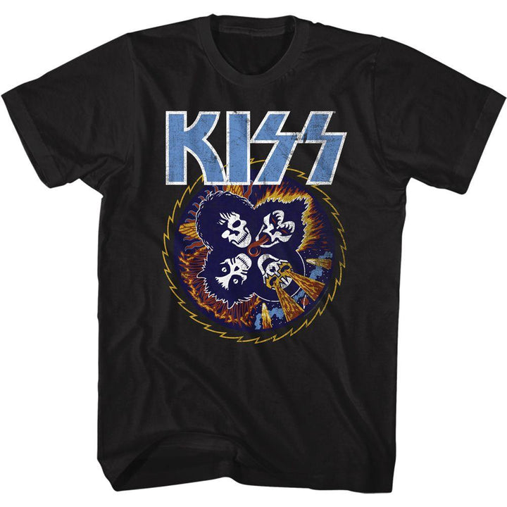 KISS Skull Circle T-Shirt - HYPER iCONiC