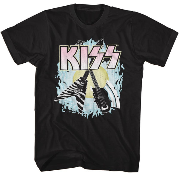 KISS - Two Guitars T-Shirt - HYPER iCONiC.