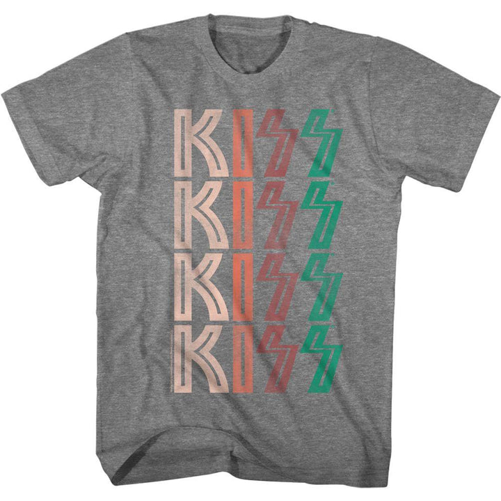 KISS Washed Out Logo T-Shirt - HYPER iCONiC