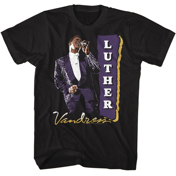 Luther Vandross - Purple Suit Boyfriend Tee - HYPER iCONiC.