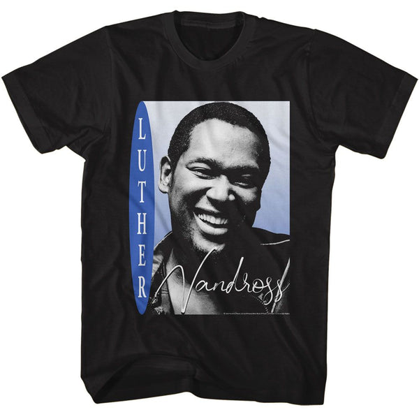 Luther Vandross - Smiling Photo Boyfriend Tee - HYPER iCONiC.