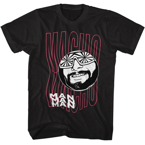 Macho Man - Funky Text T-Shirt - HYPER iCONiC.