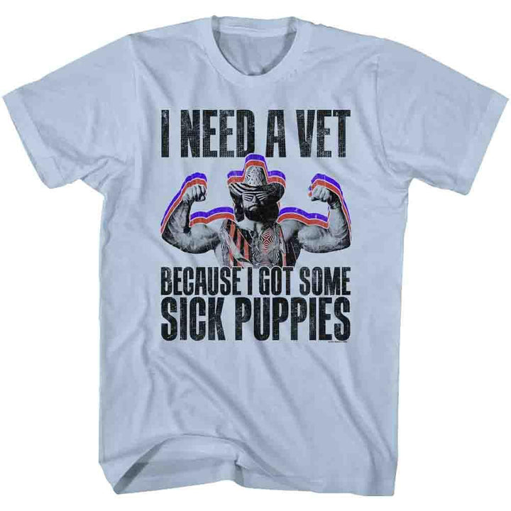 Macho Man Sick Puppies Boyfriend Tee - HYPER iCONiC