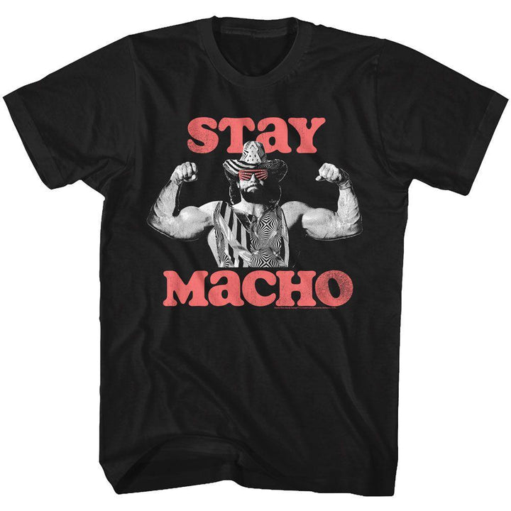 Macho Man Stay Macho T-Shirt - HYPER iCONiC