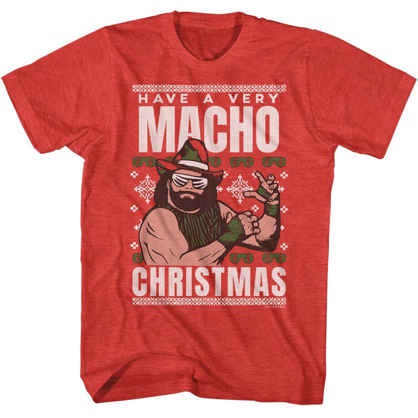 Macho Man - Very Macho Christmas T-Shirt - HYPER iCONiC.
