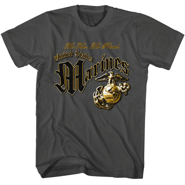 Marines - Few Proud Enlisted Logo T-Shirt - HYPER iCONiC.
