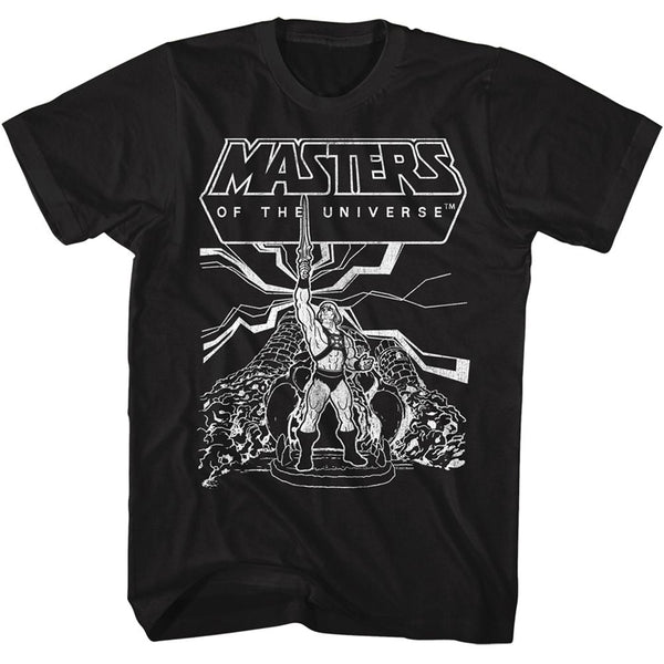 Masters Of The Universe - He Man Castle T-shirt - HYPER iCONiC.