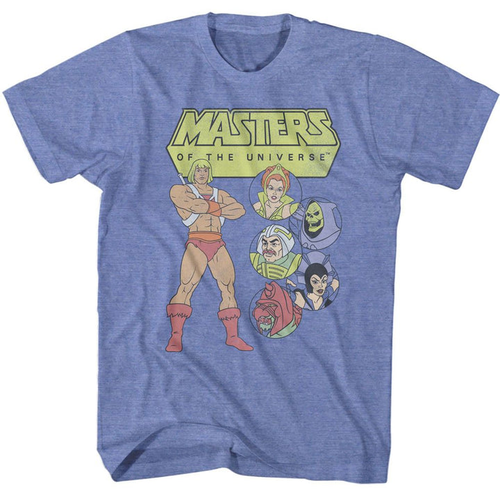 Masters Of The Universe - MOTU Character Circles Boyfriend Tee - HYPER iCONiC.