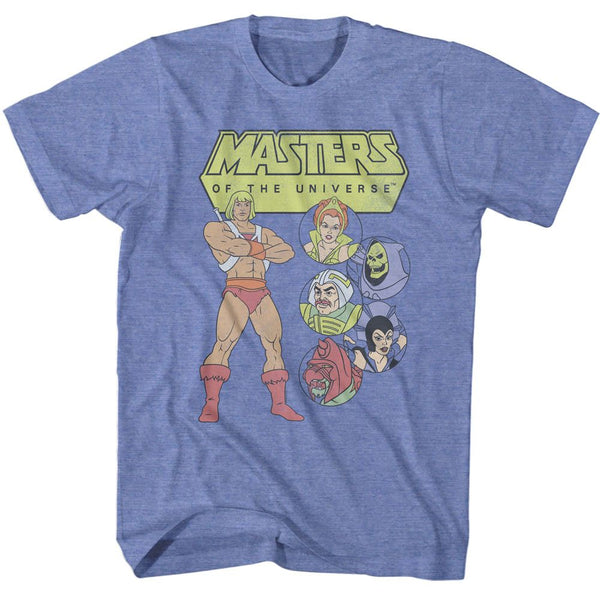 Masters Of The Universe - MOTU Character Circles T-Shirt - HYPER iCONiC.