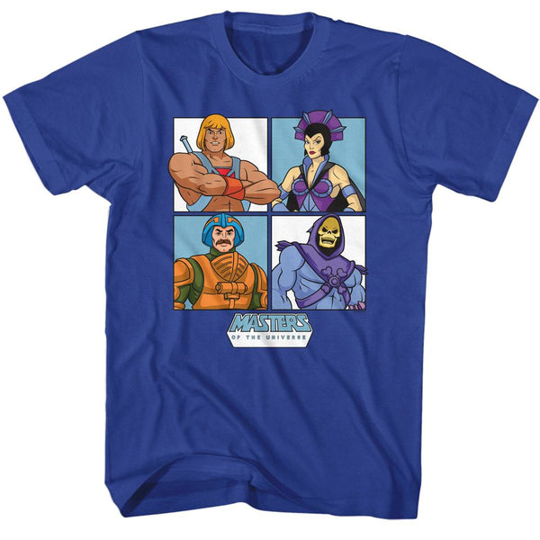 Masters Of The Universe - MOTU Four Character Squares Boyfriend Tee - HYPER iCONiC.