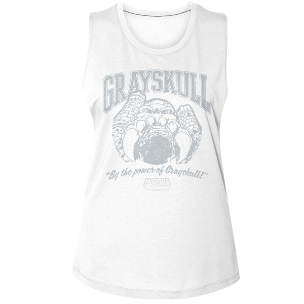 Masters Of The Universe - MOTU Grayskull Collegiate Womens Muscle Tank Top - HYPER iCONiC.