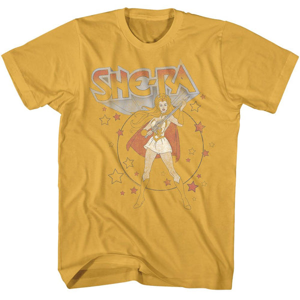 Masters Of The Universe - MOTU She Ra With Stars T-Shirt - HYPER iCONiC.
