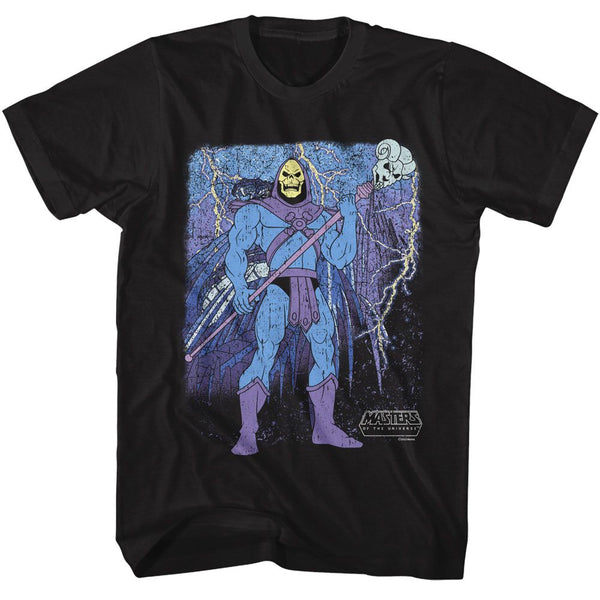 Masters Of The Universe - MOTU Skeletor And Skull Mountain T-Shirt - HYPER iCONiC.