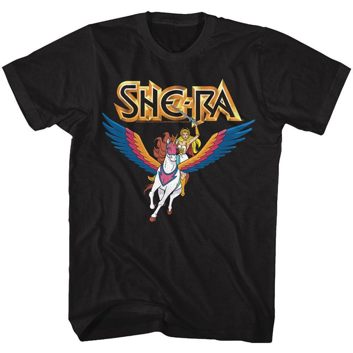 Masters Of The Universe She-Ra & Swiftwind T-Shirt - HYPER iCONiC