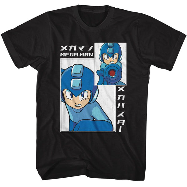 Mega Man - Big And Small Rectangle Boyfriend Tee - HYPER iCONiC.