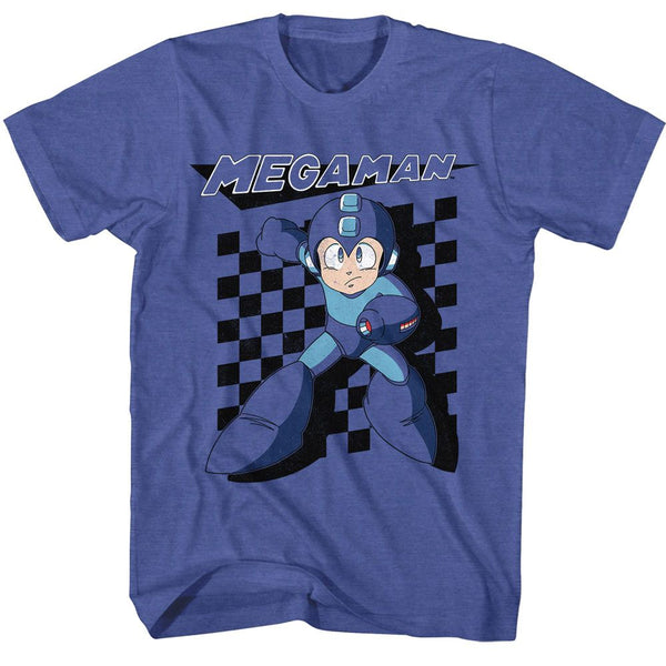 Mega Man - Checkered Boyfriend Tee - HYPER iCONiC.