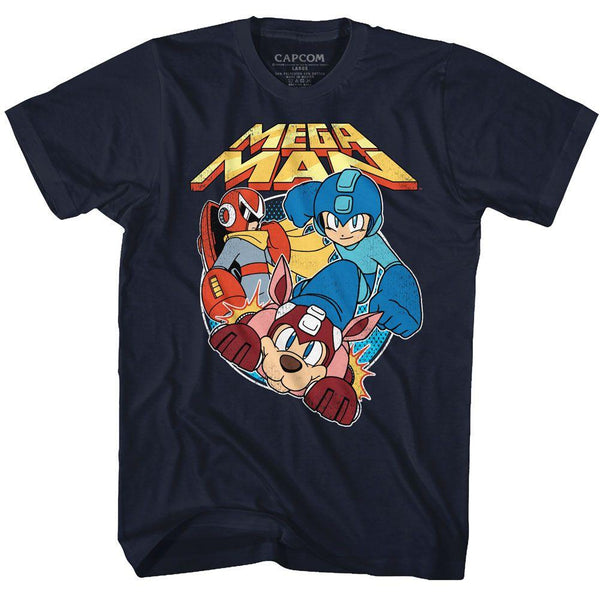 Mega Man Flat Colors T-Shirt - HYPER iCONiC