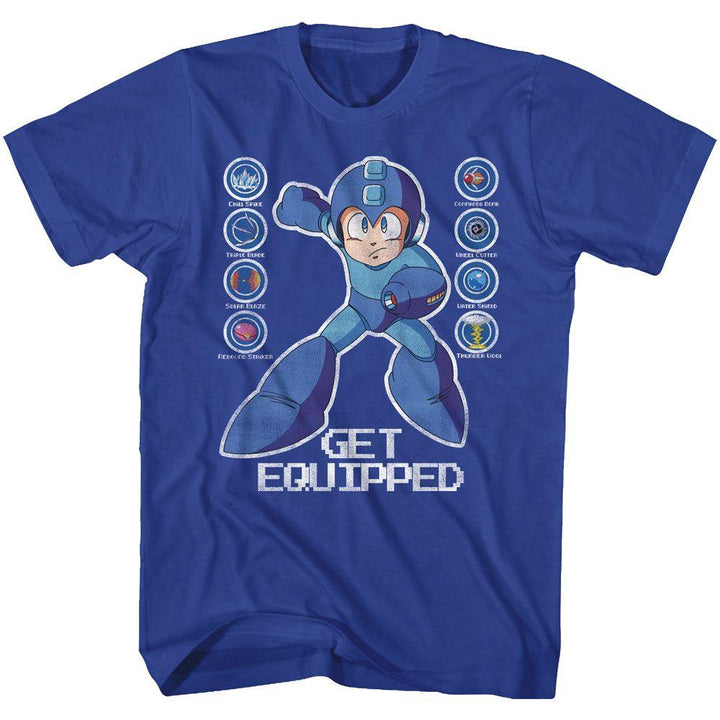 Mega Man Get Equipped T-Shirt - HYPER iCONiC