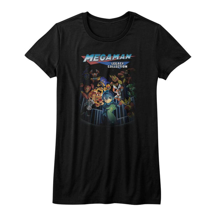 Mega Man Legacy Collection Womens T-Shirt - HYPER iCONiC