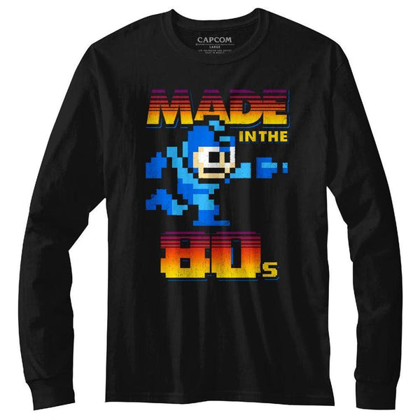 Mega Man Madeinthe80S Long Sleeve Boyfriend Tee - HYPER iCONiC