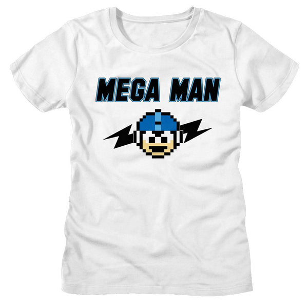 Mega Man - Mega Bolts Womens T-Shirt - HYPER iCONiC.