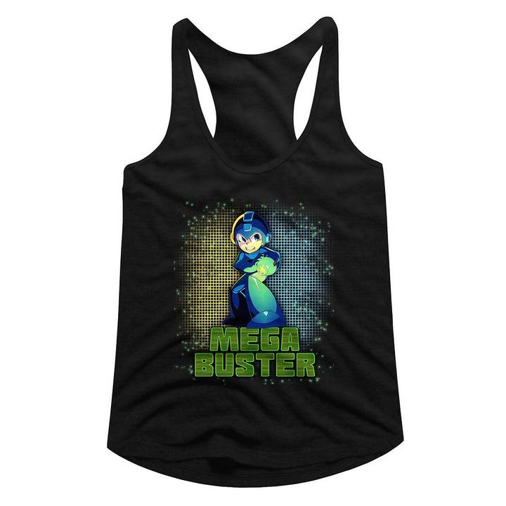 Mega Man Mega Buster Womens Racerback Tank - HYPER iCONiC