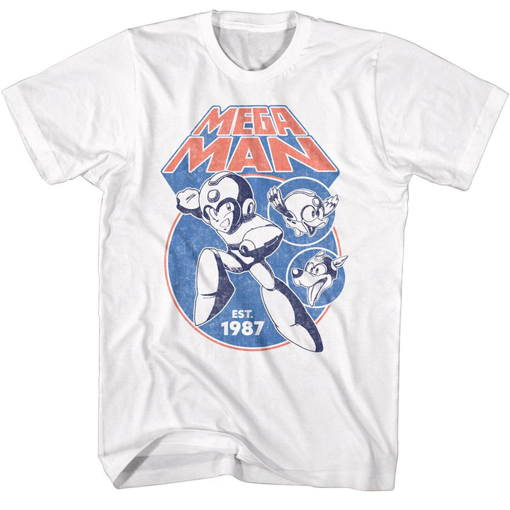 Mega Man - Mega Circles T-Shirt - HYPER iCONiC.