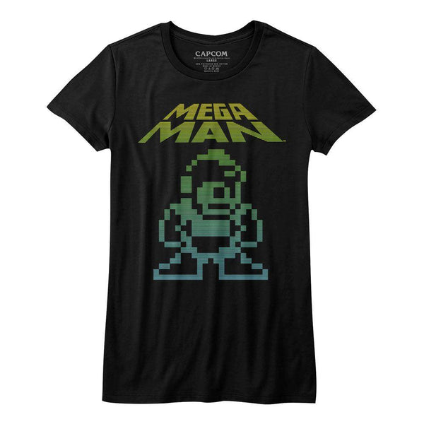 Mega Man Mega Pixel Womens T-Shirt - HYPER iCONiC