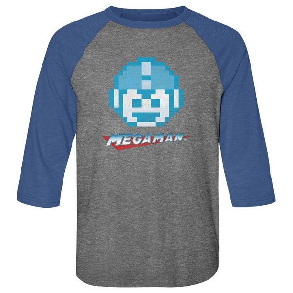 Mega Man Megaface Baseball Shirt - HYPER iCONiC