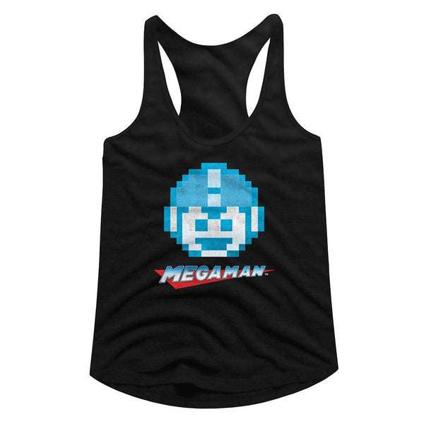 Mega Man Megaface Womens Racerback Tank - HYPER iCONiC