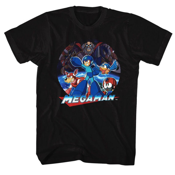 Mega Man Megaman Collage Boyfriend Tee - HYPER iCONiC
