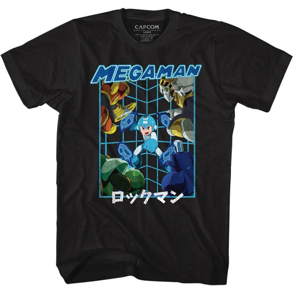 Mega Man Megaman Skulls Boyfriend Tee - HYPER iCONiC