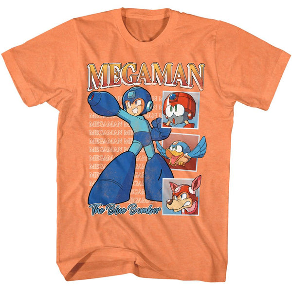 Mega Man - Repeat Squares T-Shirt - HYPER iCONiC.