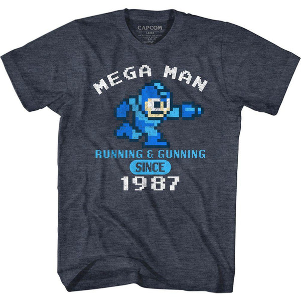 Mega Man Run&Gun 1987 T-Shirt - HYPER iCONiC