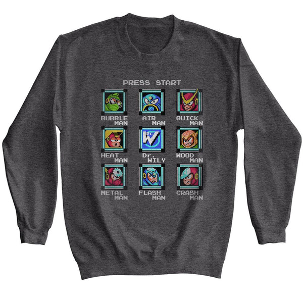 Mega Man - Stage Select Sweatshirt - HYPER iCONiC.
