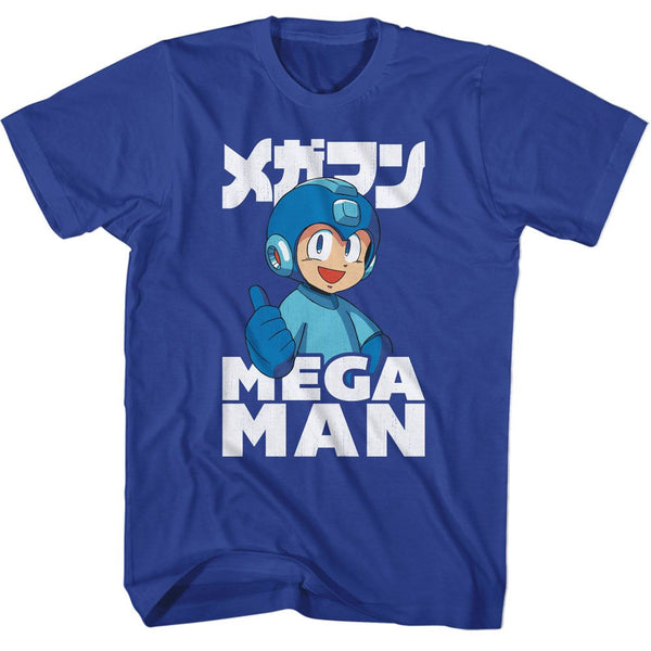 Mega Man - Thumbs Up Boyfriend Tee - HYPER iCONiC.