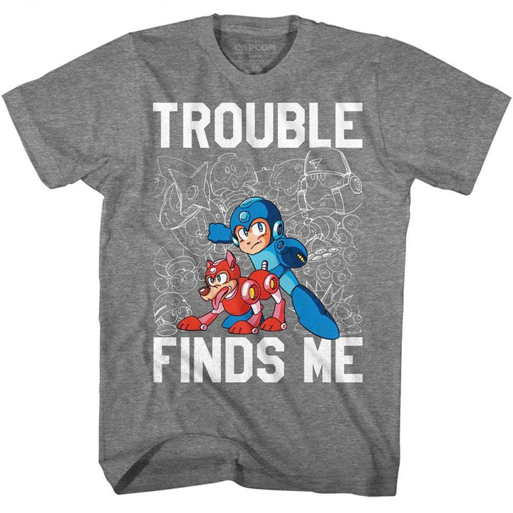 Mega Man Trouble T-Shirt - HYPER iCONiC