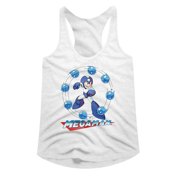 Mega Man Water Shield Womens Racerback Tank - HYPER iCONiC