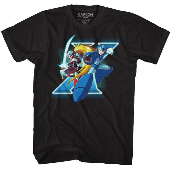Mega Man X And Zero T-Shirt - HYPER iCONiC