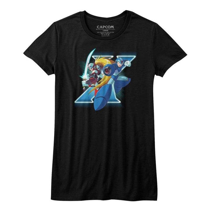 Mega Man X And Zero Womens T-Shirt - HYPER iCONiC