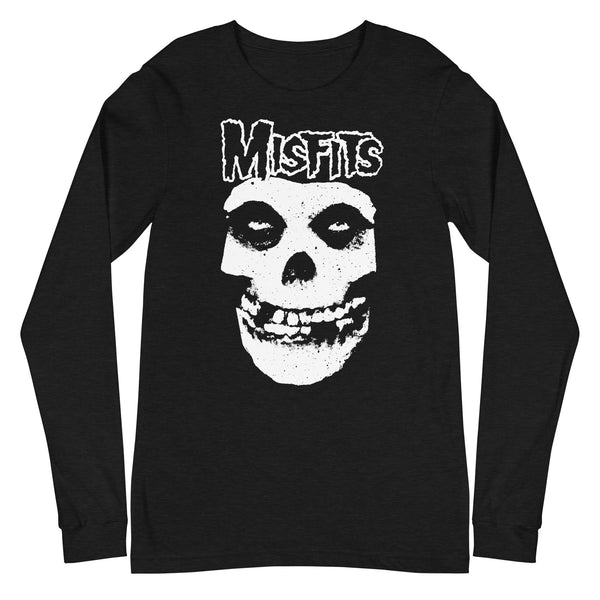 Misfits Classic Skull Logo Long Sleeve T-Shirt - HYPER iCONiC.