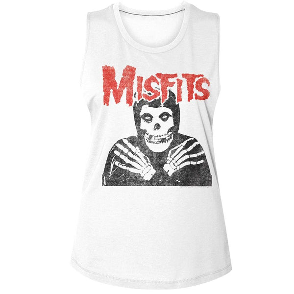 Misfits - Crossed Arms Womens Muscle Tank Top - HYPER iCONiC.