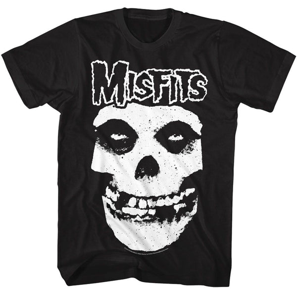 Misfits - Logo Outline Skull T-Shirt - HYPER iCONiC.