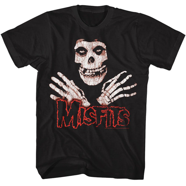 Misfits - Skull Hands Boyfriend Tee - HYPER iCONiC.