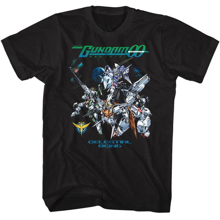 Mobile Suit Gundam - Gundam Celestial Being In Space T-Shirt - HYPER iCONiC.